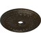 Ekena Millwork Viceroy Medallion (Canopies up to 4 7/8"), 35 1/8"OD x 4 7/8"ID x 2 1/2"P, Stone Hearth Crackle CM35VISHC - alternate 3